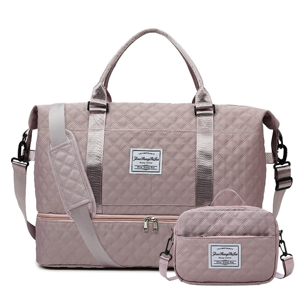 Weekender Bags for Women Travel Duffle Bag with Shoe Compartment Overnight