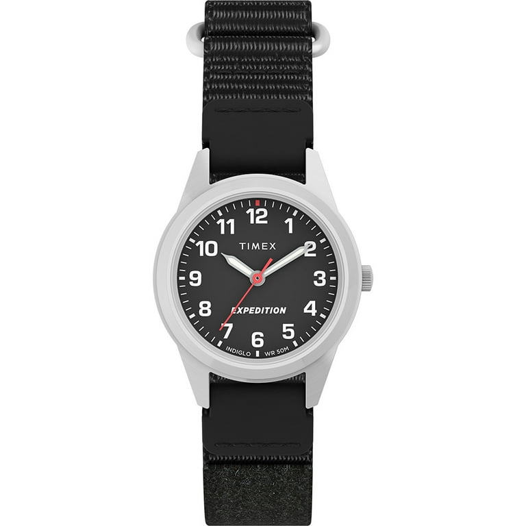 Expedition Field Mini IPS Case Black Dial Black Fast Wrap Strap