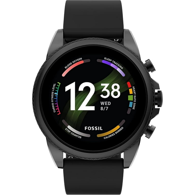 Fossil Gen 6 Digital Black Dial Mens Smartwatch